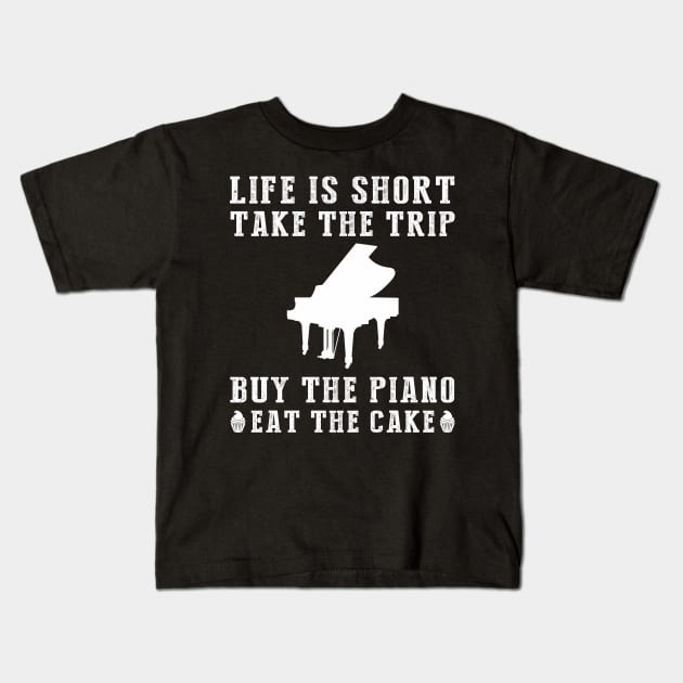Melodic Getaways: Key to Life's Adventures and Delights! Kids T-Shirt by MKGift